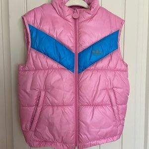 adidas | Toddler Girls Pink Puffer Vest <Like New>